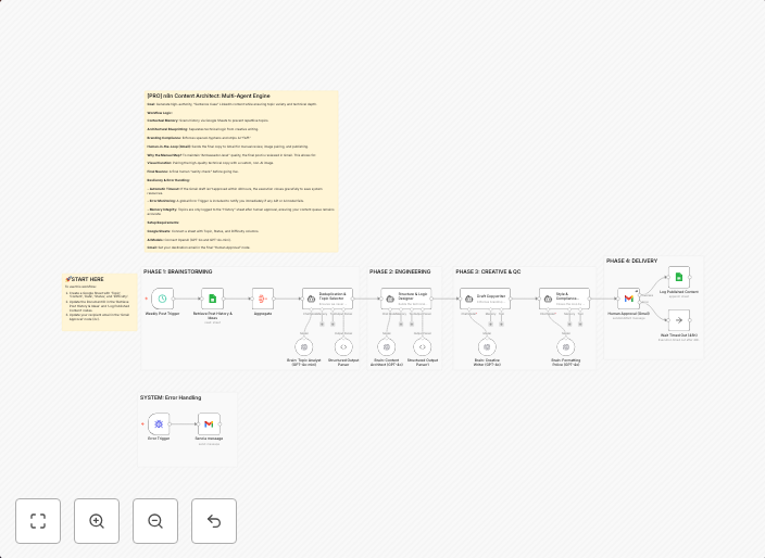 Multi-agent LinkedIn content creation with GPT-4o, Google Sheets, and human review