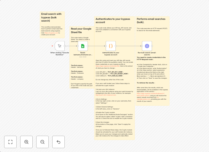 Perform email searches with Icypeas (bulk)