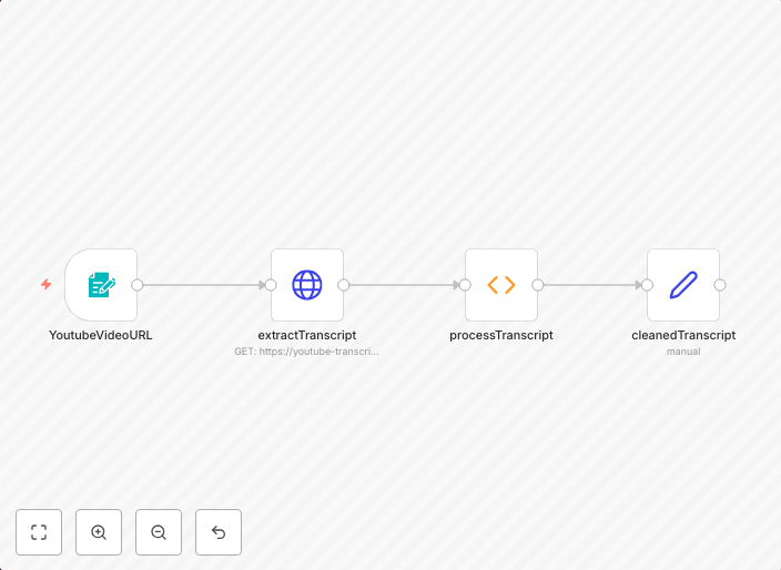 Extract and clean YouTube video transcripts with RapidAPI