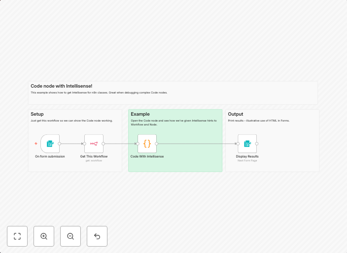 Add TypeScript Intellisense support to code nodes with JSDoc