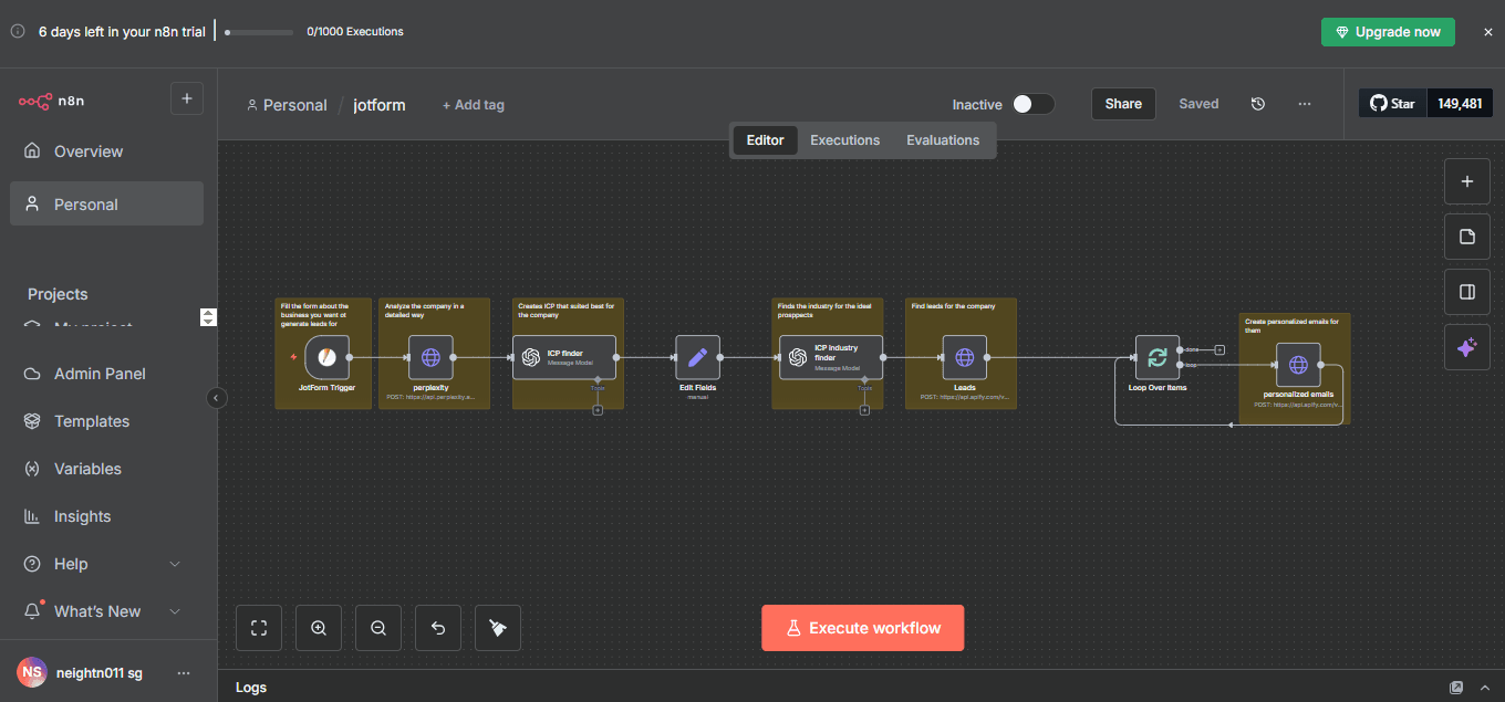 Generate ideal customer profile leads & personalized pitches with GPT-4o-mini, Perplexity and Apify